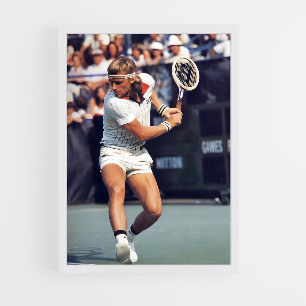 Poster Bjorn borg – affiche Tennis (vue 3)